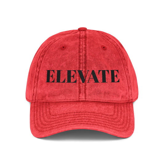 Elevate Embroidered Vintage Cap – Change
