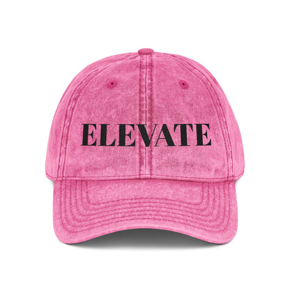 Elevate Embroidered Vintage Cap – Change