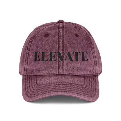 Elevate Embroidered Vintage Cap – Change