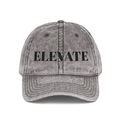 Elevate Embroidered Vintage Cap – Change