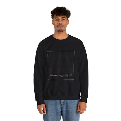 Booked, Busy & Best Dressed Sweatshirt — Cozy Crewneck for Busy Women