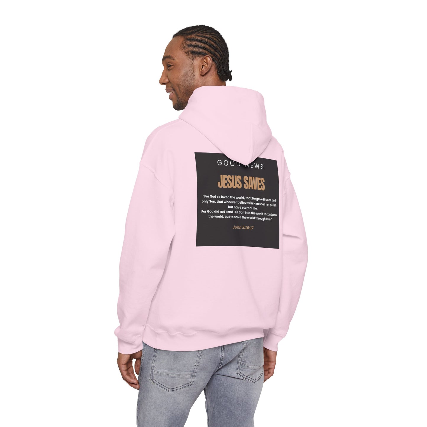 Jesus Saves, Good News, Unisex Heavy Blend™ Hooded Sweatshirt