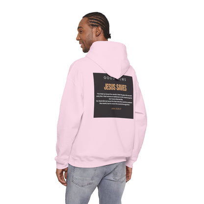 Jesus Saves, Good News, Unisex Heavy Blend™ Hooded Sweatshirt