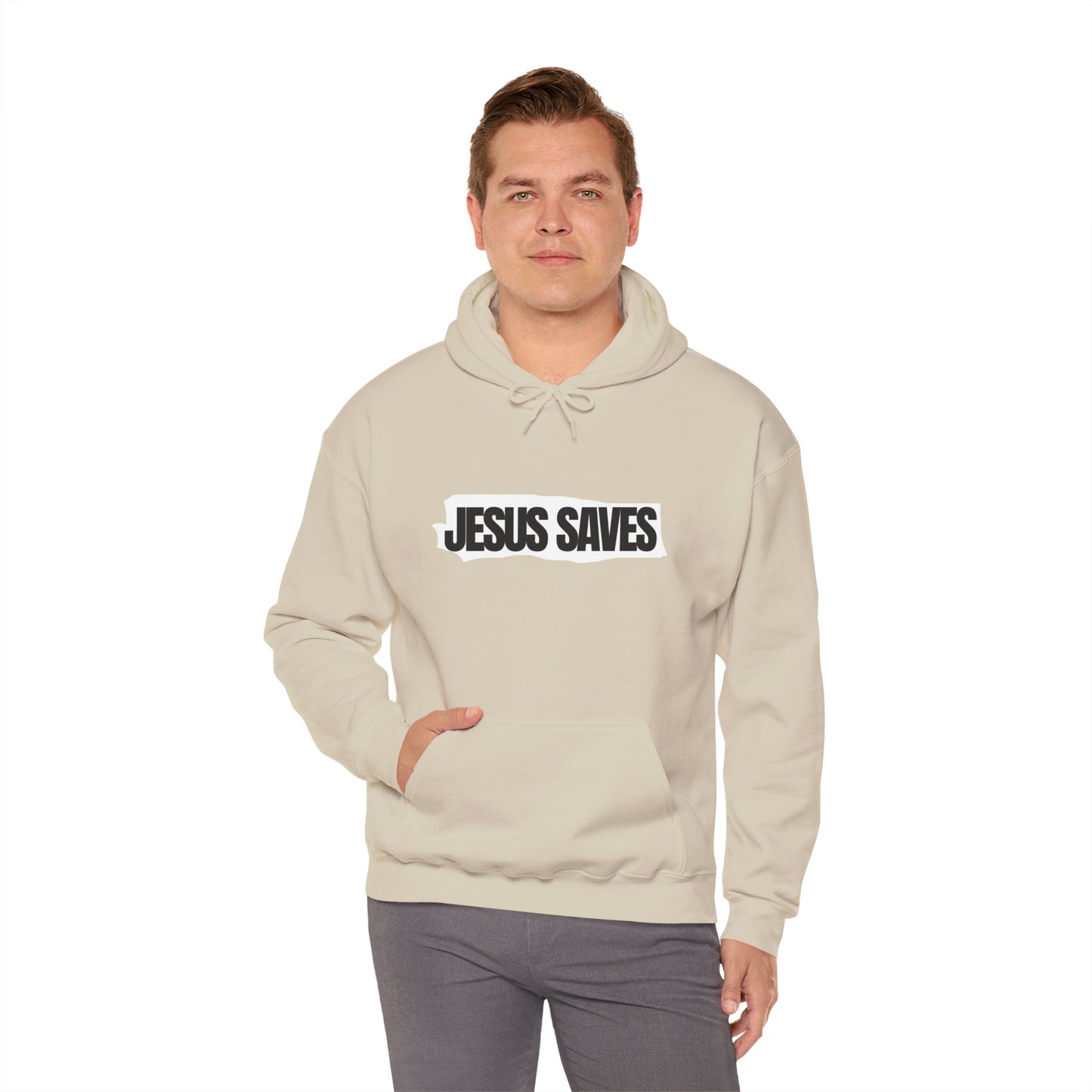 Jesus Saves, Good News, Unisex Heavy Blend™ Hooded Sweatshirt