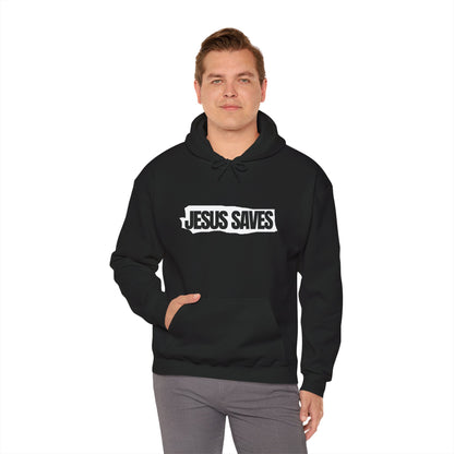 Jesus Saves, Good News, Unisex Heavy Blend™ Hooded Sweatshirt