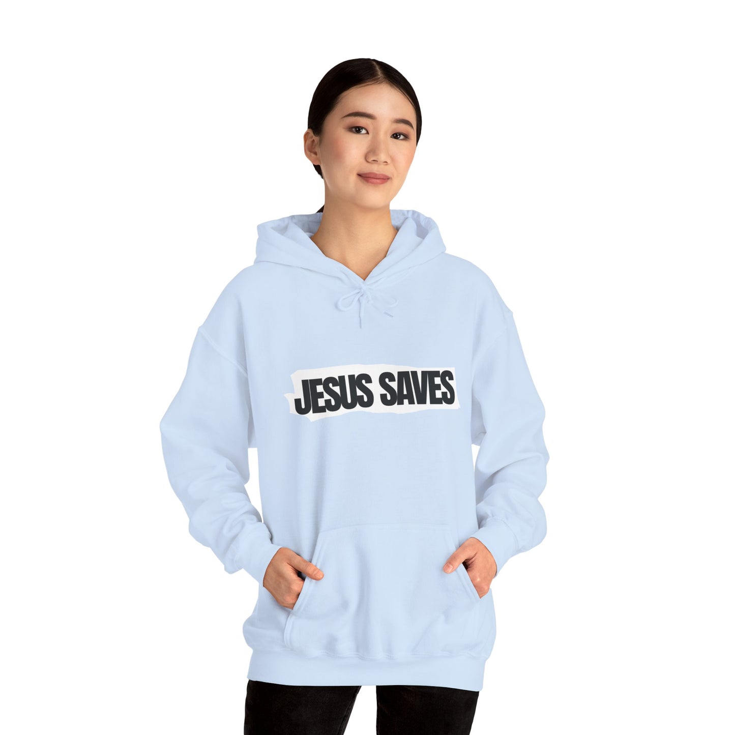 Jesus Saves, Good News, Unisex Heavy Blend™ Hooded Sweatshirt