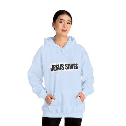 Jesus Saves, Good News, Unisex Heavy Blend™ Hooded Sweatshirt
