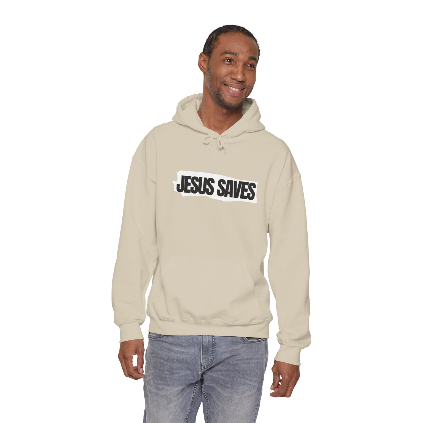 Jesus Saves, Good News, Unisex Heavy Blend™ Hooded Sweatshirt