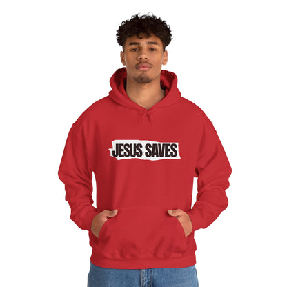 Jesus Saves, Good News, Unisex Heavy Blend™ Hooded Sweatshirt