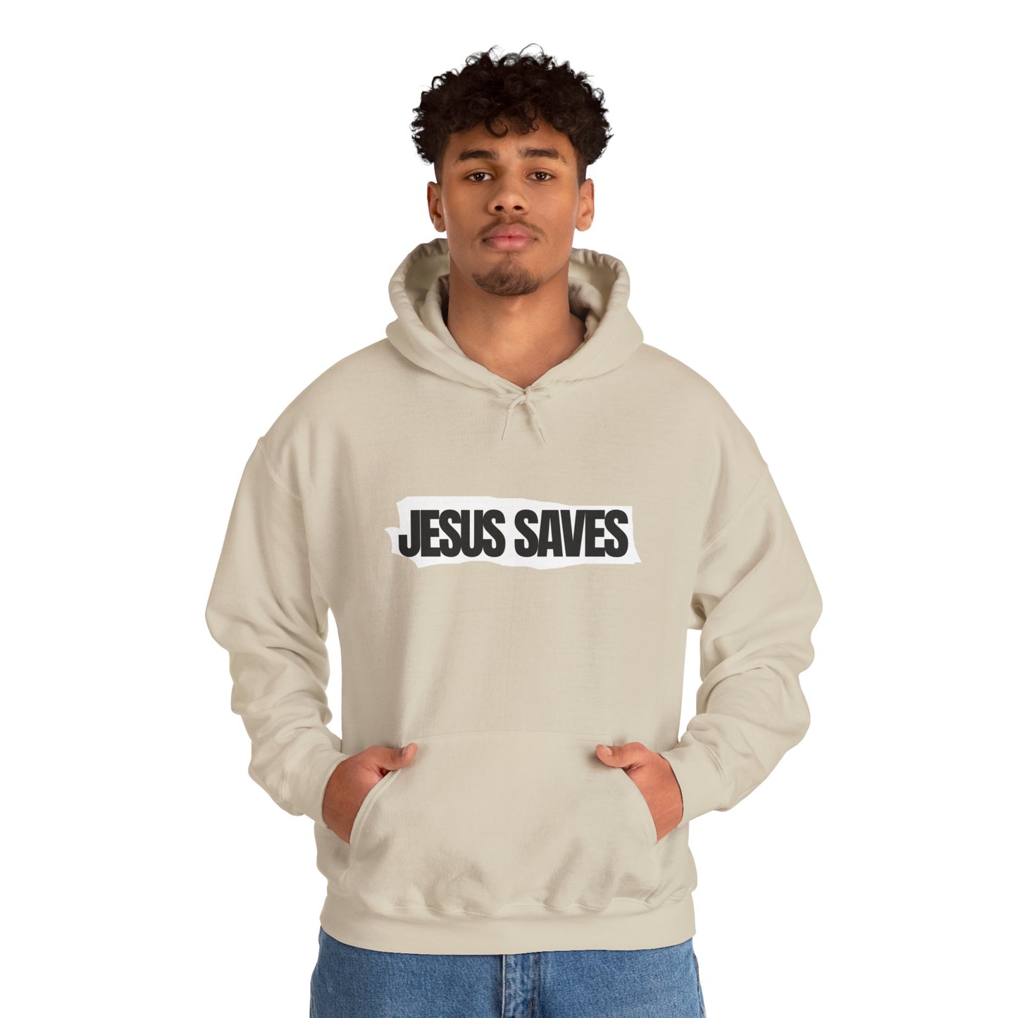 Jesus Saves, Good News, Unisex Heavy Blend™ Hooded Sweatshirt