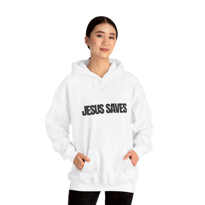 Jesus Saves, Good News, Unisex Heavy Blend™ Hooded Sweatshirt