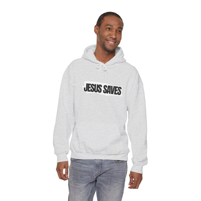 Jesus Saves, Good News, Unisex Heavy Blend™ Hooded Sweatshirt