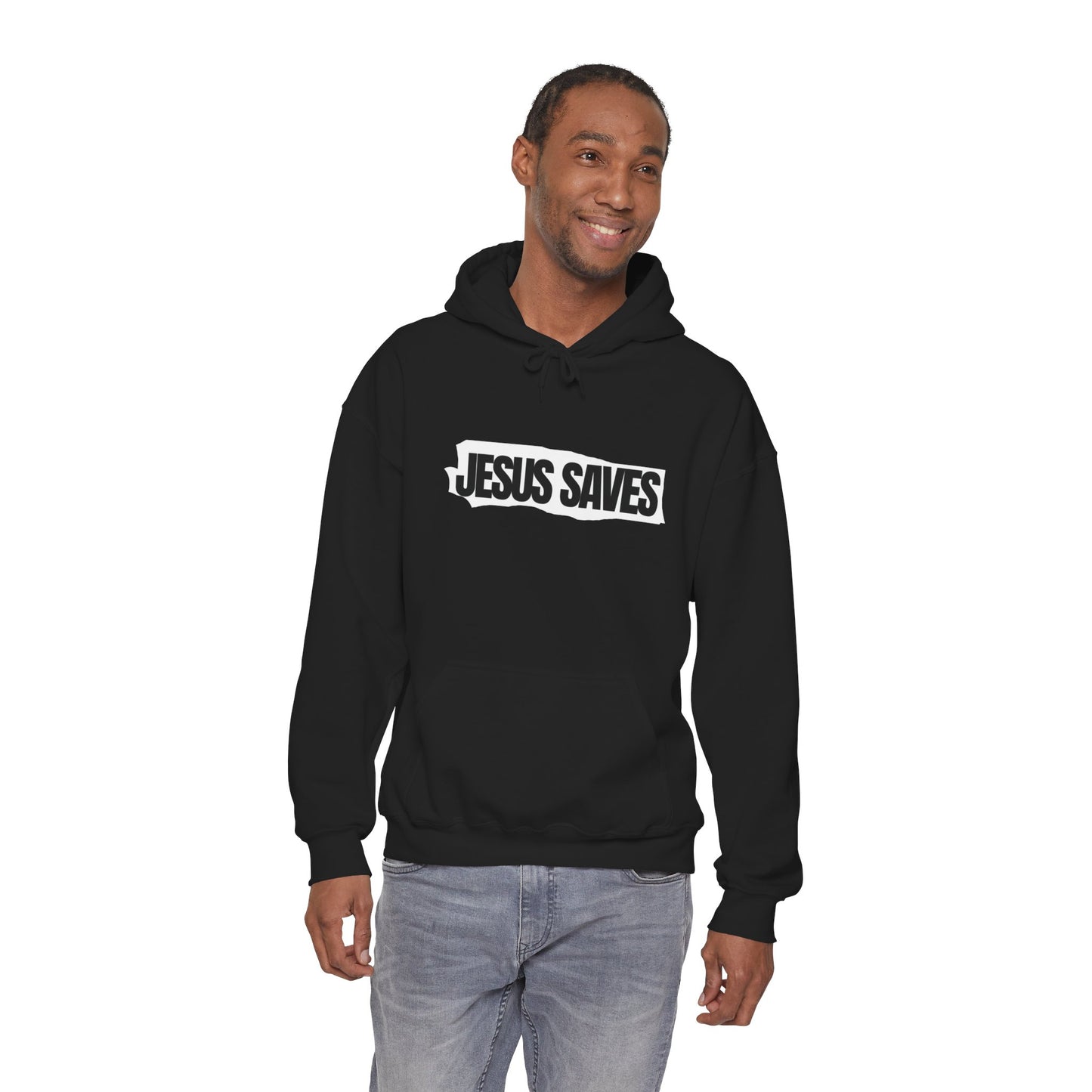 Jesus Saves, Good News, Unisex Heavy Blend™ Hooded Sweatshirt