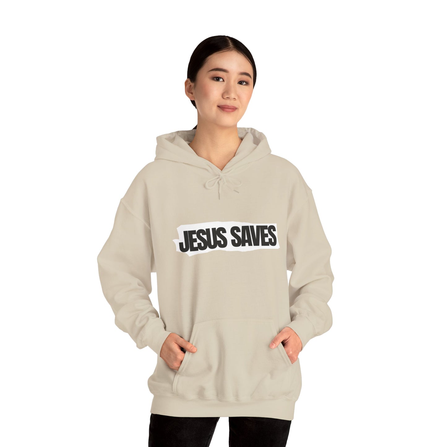 Jesus Saves, Good News, Unisex Heavy Blend™ Hooded Sweatshirt