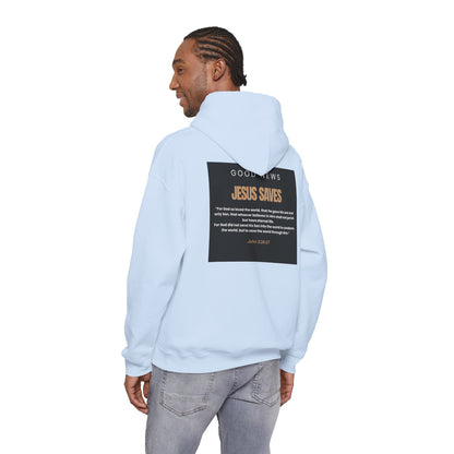 Jesus Saves, Good News, Unisex Heavy Blend™ Hooded Sweatshirt