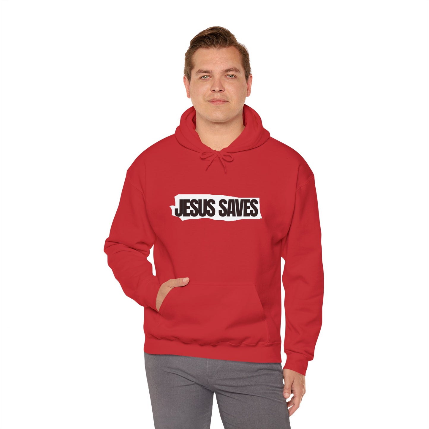 Jesus Saves, Good News, Unisex Heavy Blend™ Hooded Sweatshirt