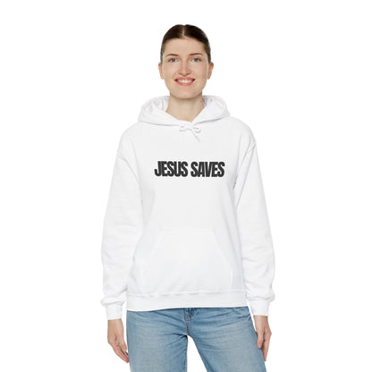 Jesus Saves, Good News, Unisex Heavy Blend™ Hooded Sweatshirt