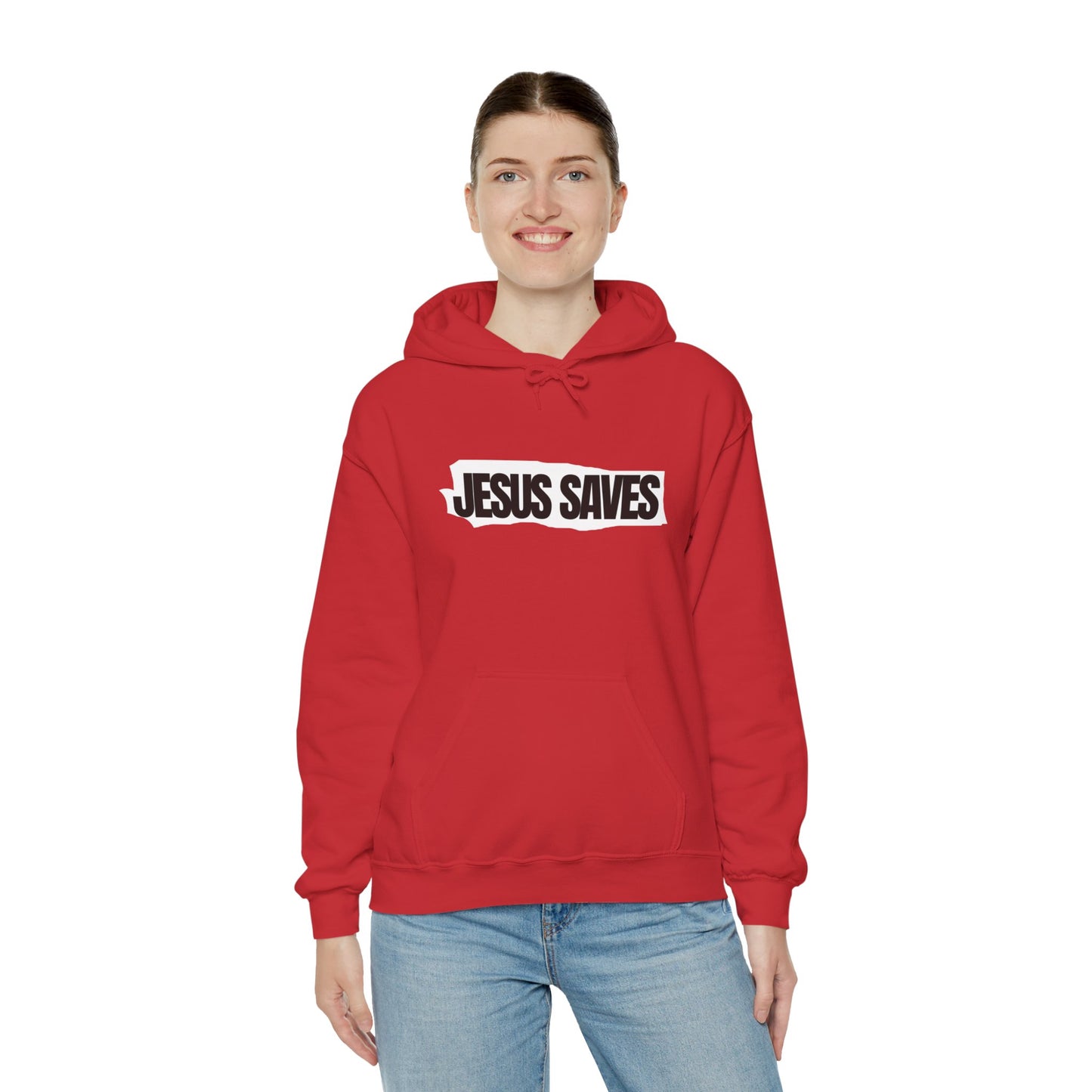 Jesus Saves, Good News, Unisex Heavy Blend™ Hooded Sweatshirt