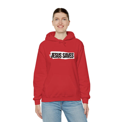 Jesus Saves, Good News, Unisex Heavy Blend™ Hooded Sweatshirt