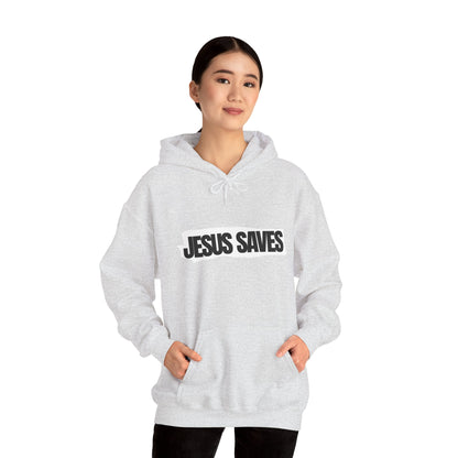 Jesus Saves, Good News, Unisex Heavy Blend™ Hooded Sweatshirt