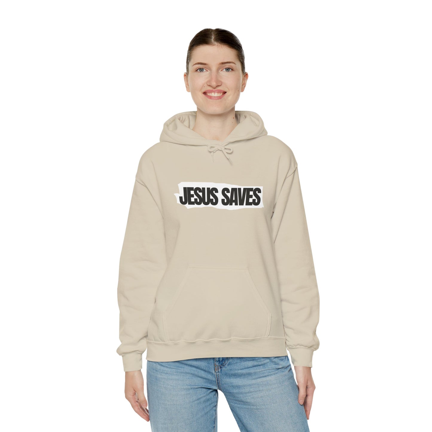 Jesus Saves, Good News, Unisex Heavy Blend™ Hooded Sweatshirt