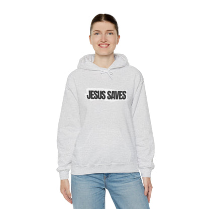 Jesus Saves, Good News, Unisex Heavy Blend™ Hooded Sweatshirt