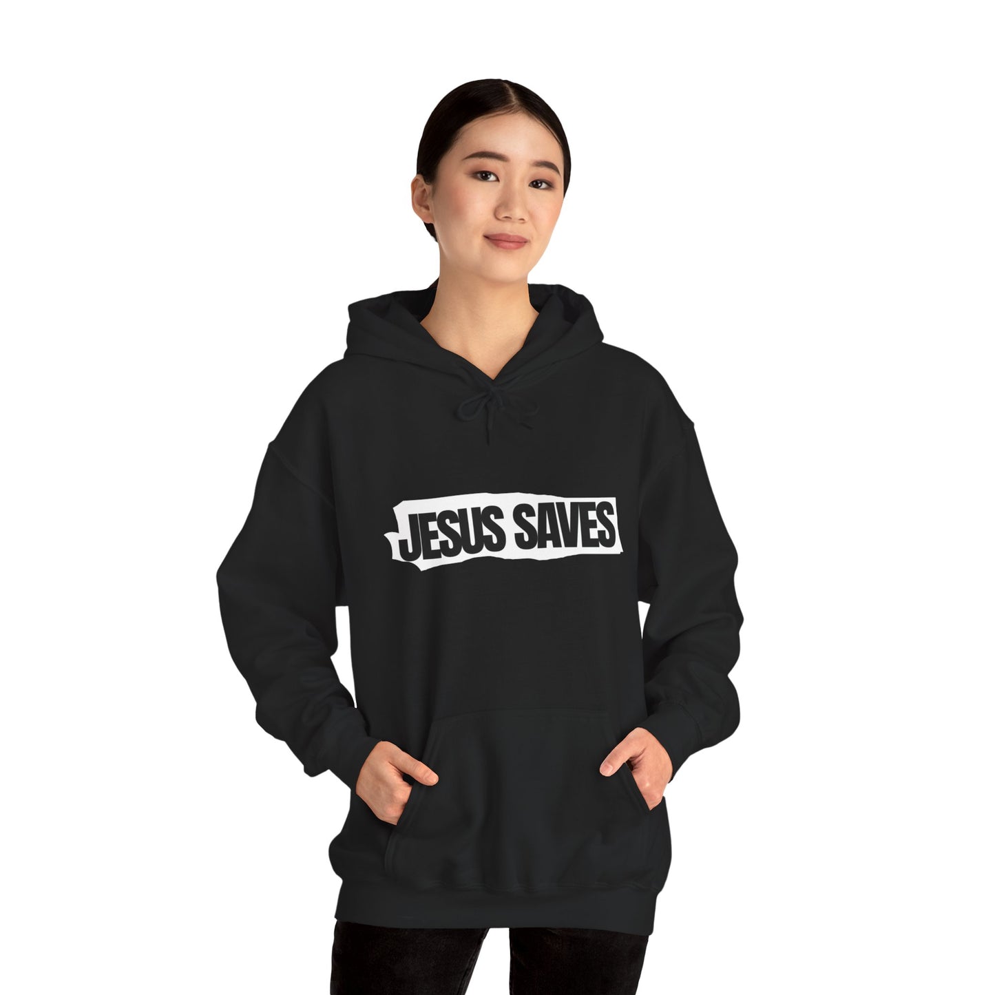 Jesus Saves, Good News, Unisex Heavy Blend™ Hooded Sweatshirt