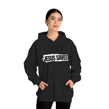 Jesus Saves, Good News, Unisex Heavy Blend™ Hooded Sweatshirt