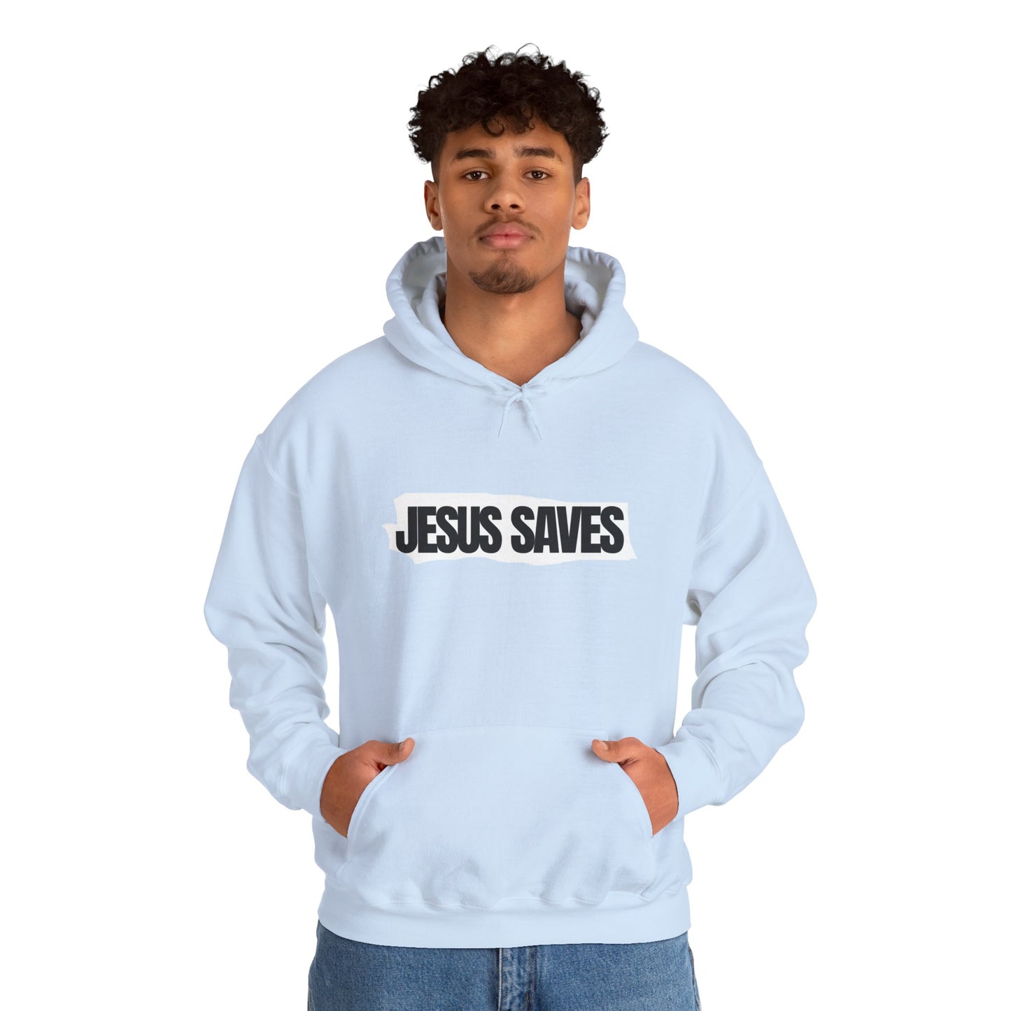 Jesus Saves, Good News, Unisex Heavy Blend™ Hooded Sweatshirt