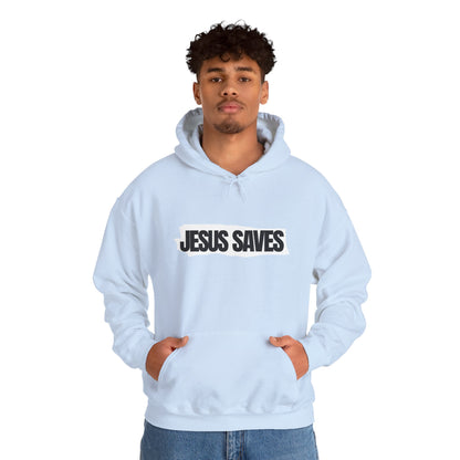 Jesus Saves, Good News, Unisex Heavy Blend™ Hooded Sweatshirt