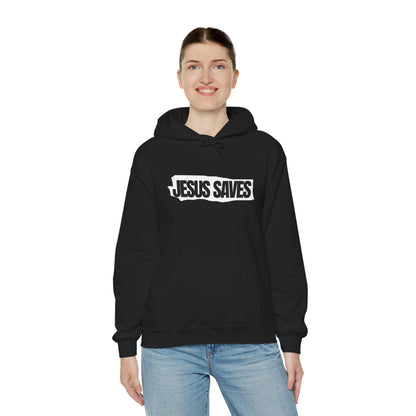 Jesus Saves, Good News, Unisex Heavy Blend™ Hooded Sweatshirt