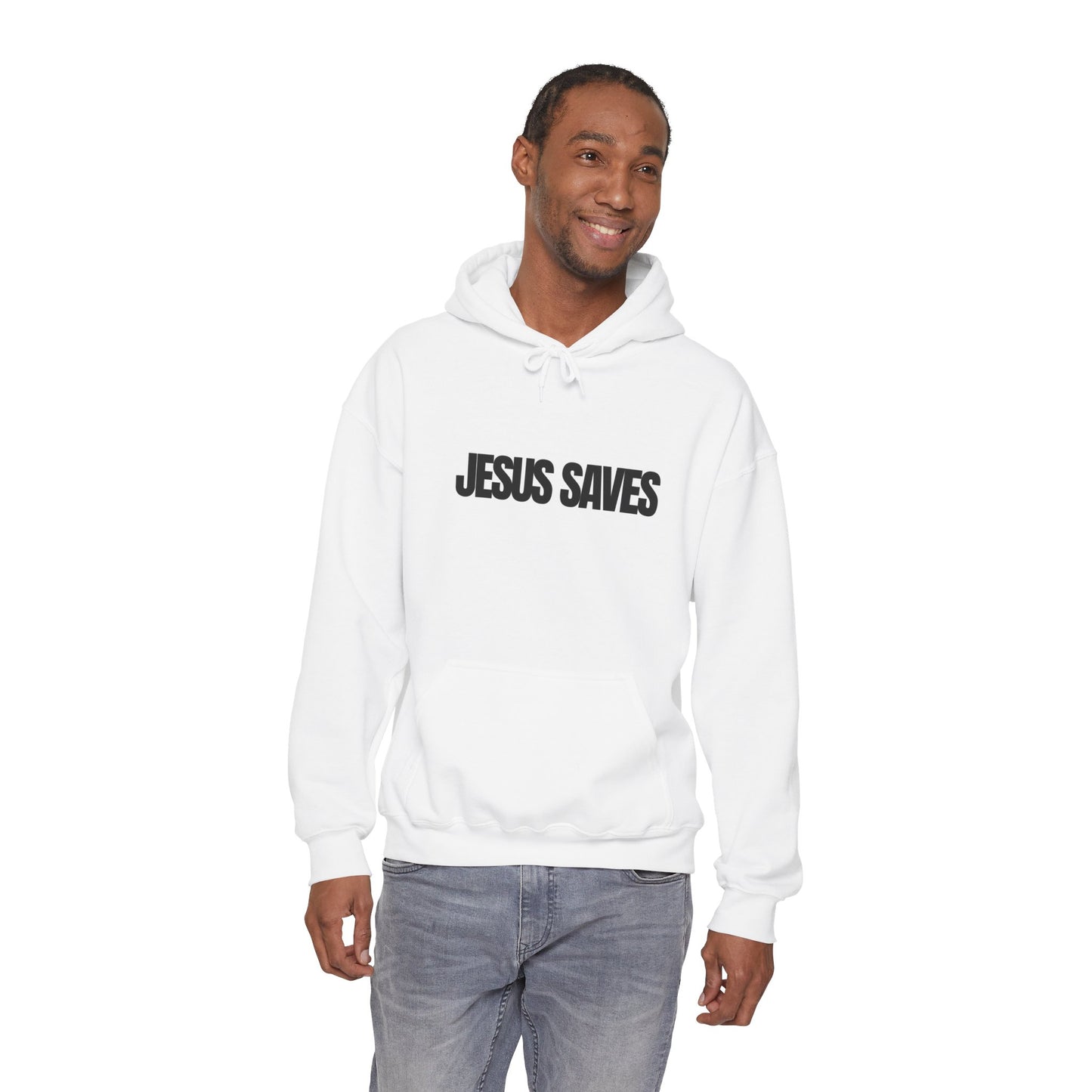Jesus Saves, Good News, Unisex Heavy Blend™ Hooded Sweatshirt