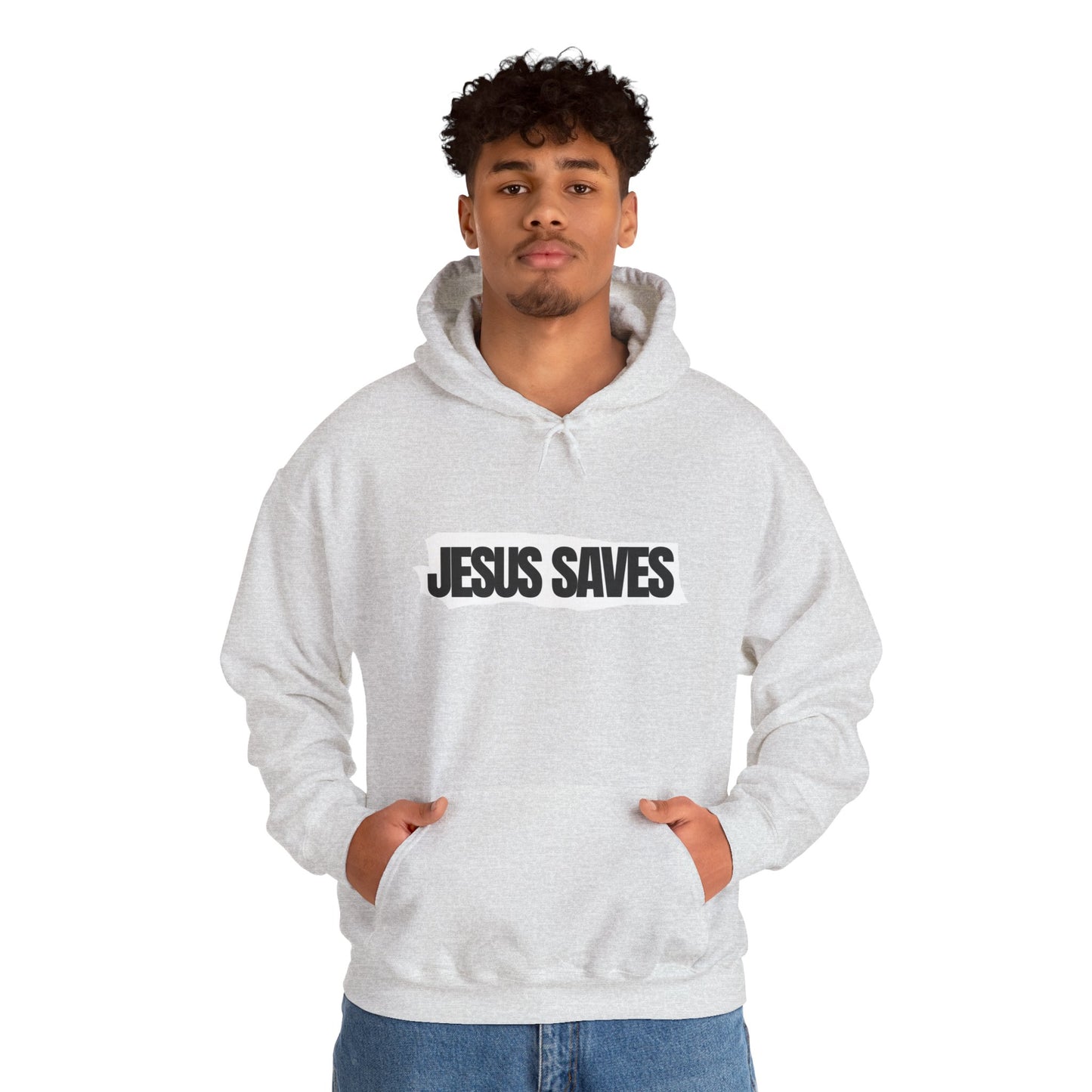 Jesus Saves, Good News, Unisex Heavy Blend™ Hooded Sweatshirt